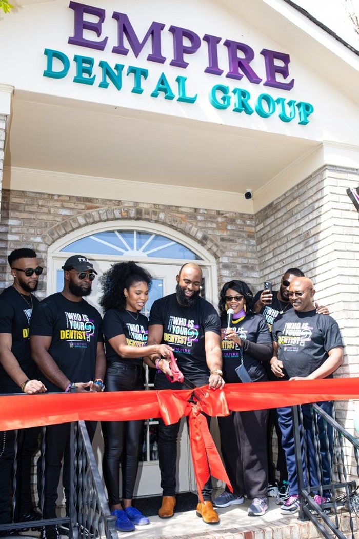 Ribbon cutting at Empire Dental Group
